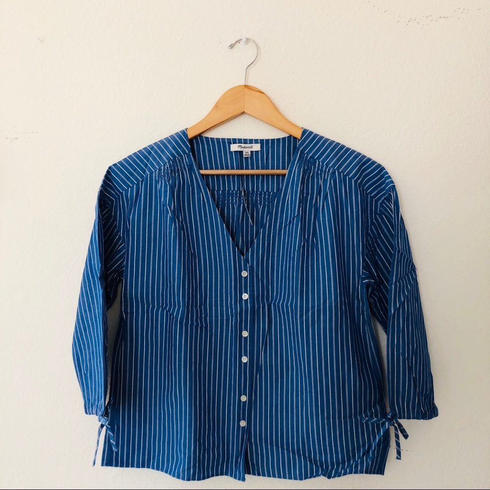 Madewell Stripe Blouse Shirt